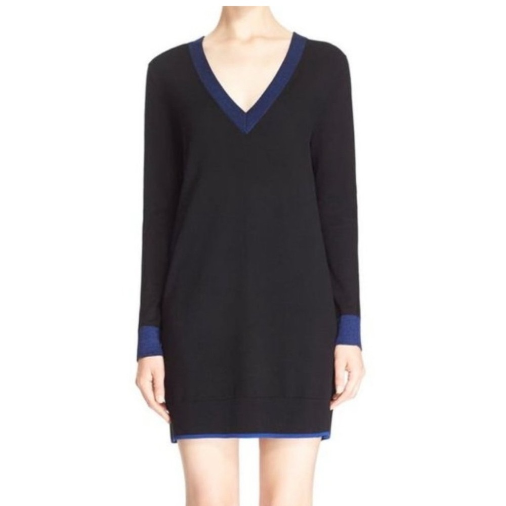 rag & bone JEAN long sleeve knit dress sizeS Merino wool blend straight fit